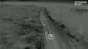 dron alcanza vehiculo ucraniano