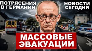 Нет слов. Новые потрясения в Германии. Срочные эвакуации. Новости сегодня