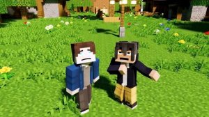 СРАЖЕНИЕ НАДЗОРЦА И СТИВА! - Жизнь Алекса и Стива - (Анимация Minecraft)