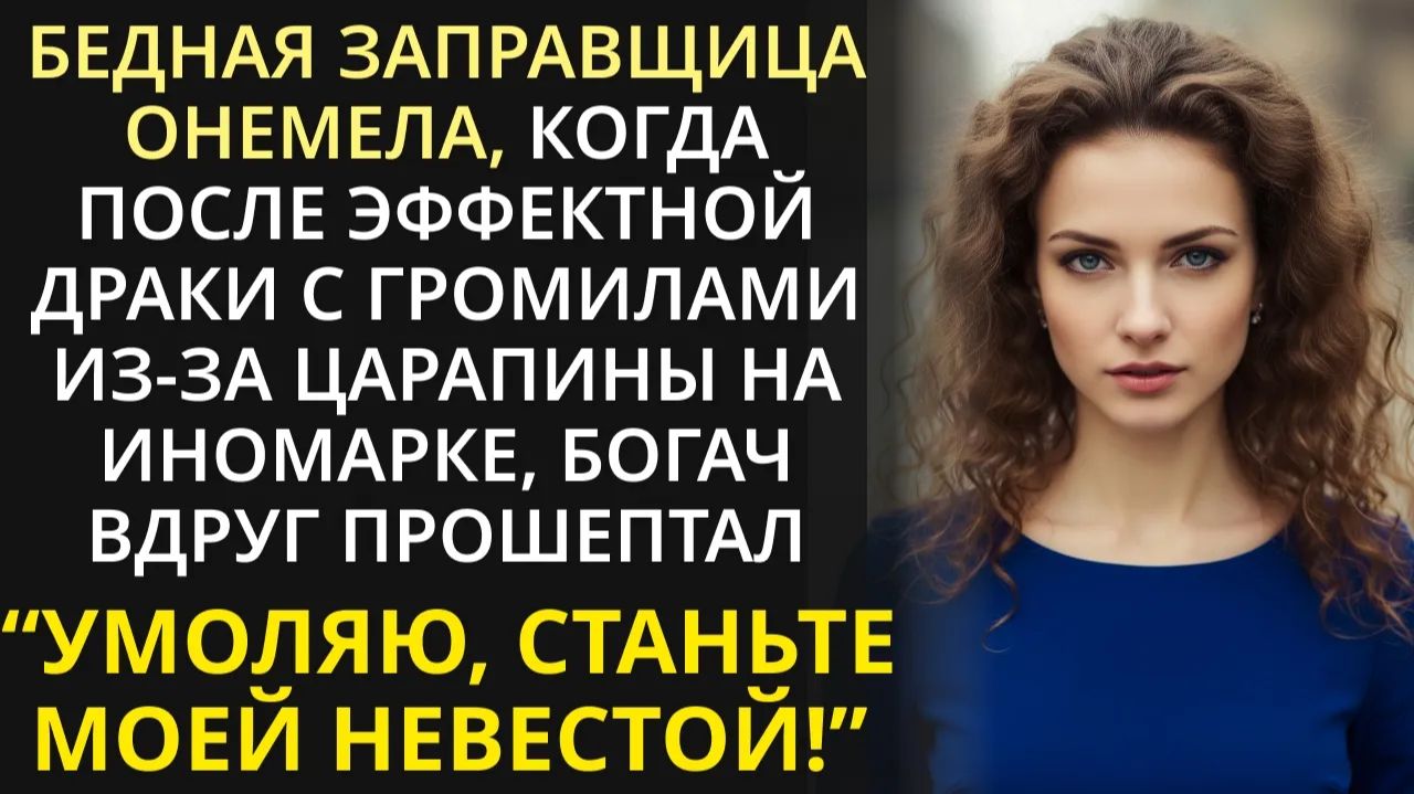 Подравшись утром с охраной богача, заправщица с бензоколонки уже вечером сияла на  светском балу