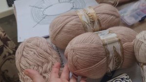 Неожиданный снег и вязание 🧶