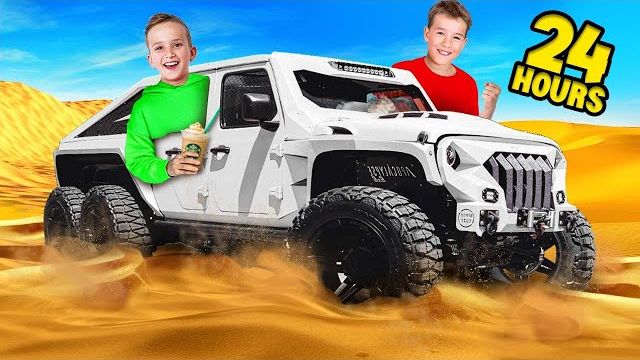 Испытание Провести 24 часа в машине 6x6!