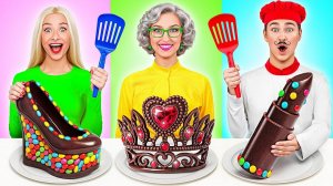 Кулинарный Челлендж Я против Бабушки  Веселые Кухонные Трюки