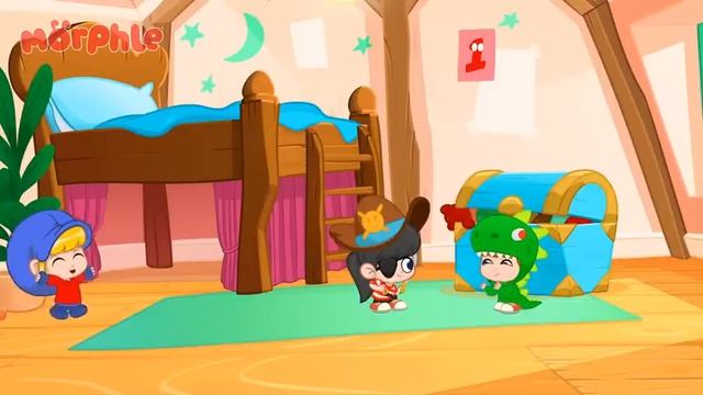 Вечеринка пингвинов!   Морфл и волшебные   питомцымультики для детей