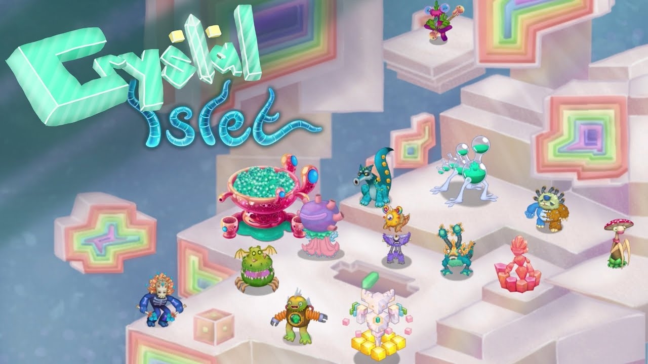 Фанатский Островок Кристаллов - Полная Песня (My Singing Monsters, Мои Поющие Монстры, Msm, Мсм)