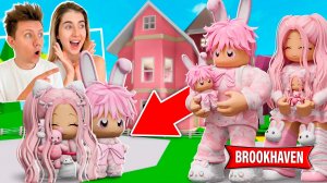 Мы ТАЙНО ПРОБРАЛИСЬ в ПИКМИ СЕМЬЮ … но у НИХ БЫЛИ ДЕТИ в Brookhaven 🏡RP!