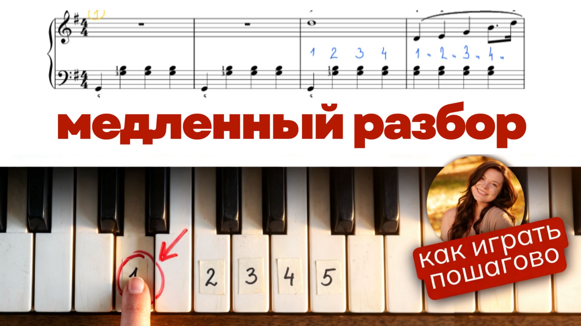 Время, вперед - Свиридов |та музыка из новостей| КАК ИГРАТЬ  на фортепиано