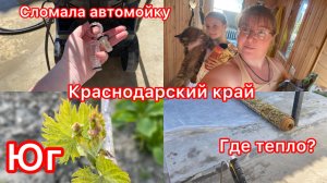 Купили дом. Кубань. Ветра и головные боли. Эх, сломала. Мою ковёр. Напугалась я.