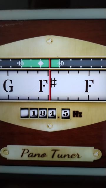Как настроить малую октаву на фортепиано. Программа Pano тюнер.