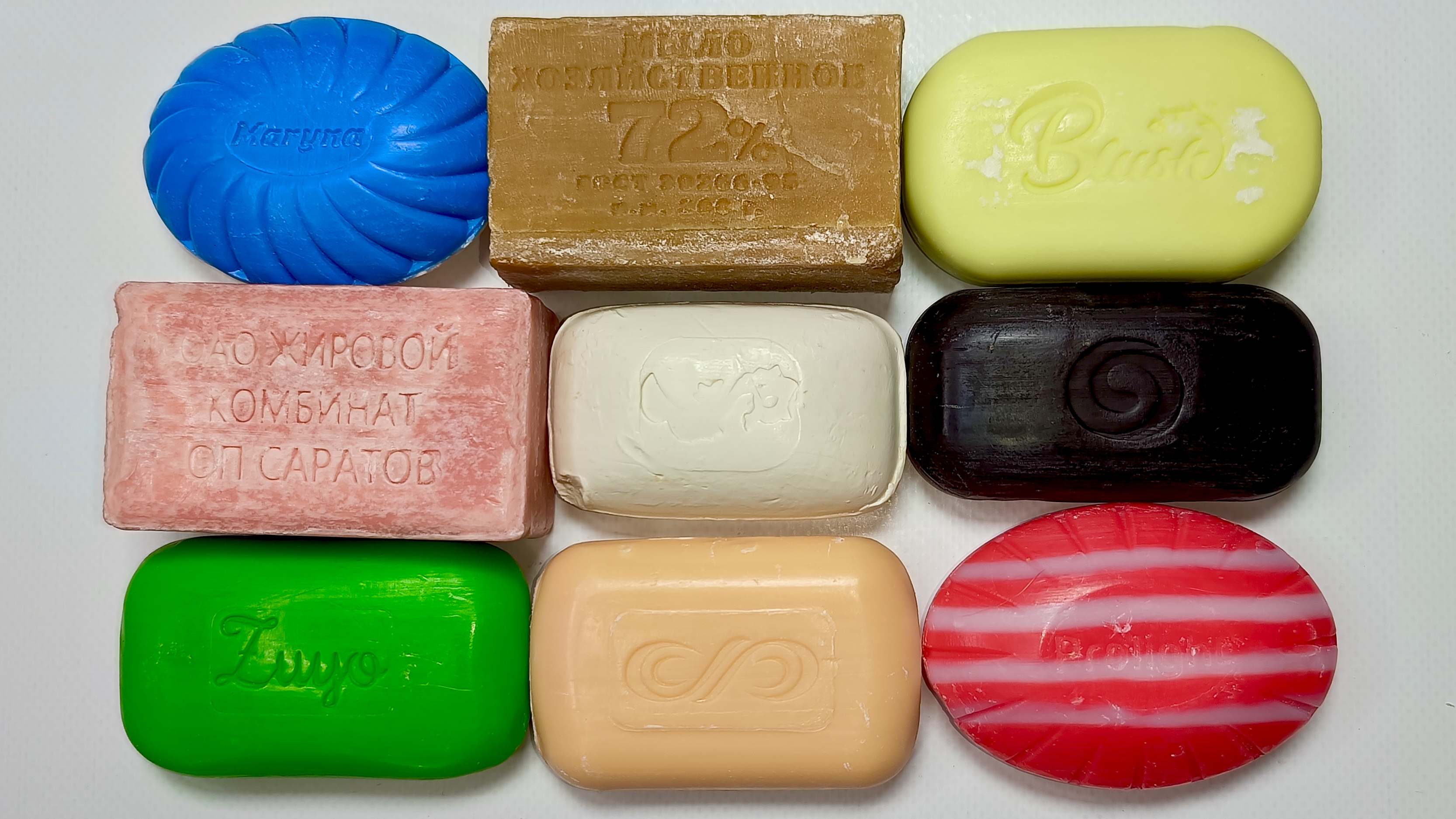 Cutting Soap. ASMR. резка мыла