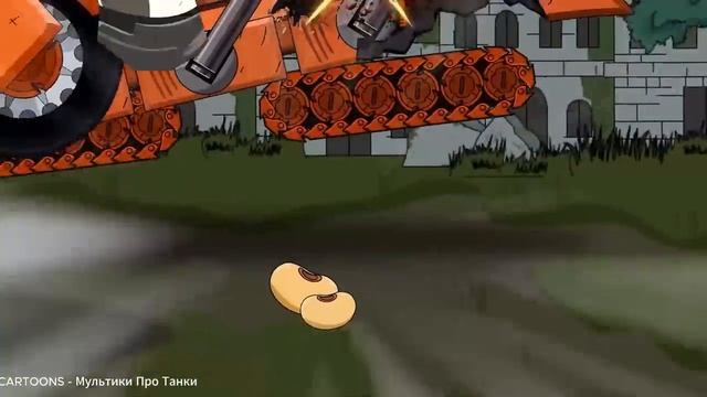 The power of MLRS ROCKET is invincible - Cartoons about tank