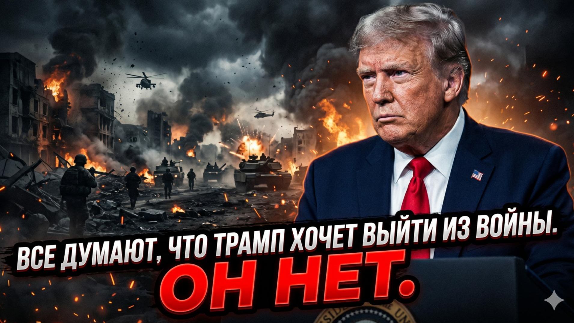 😱Питер Эриксен | Все ошибаются: Трамп не хочет мира - он настроен воевать до конца
