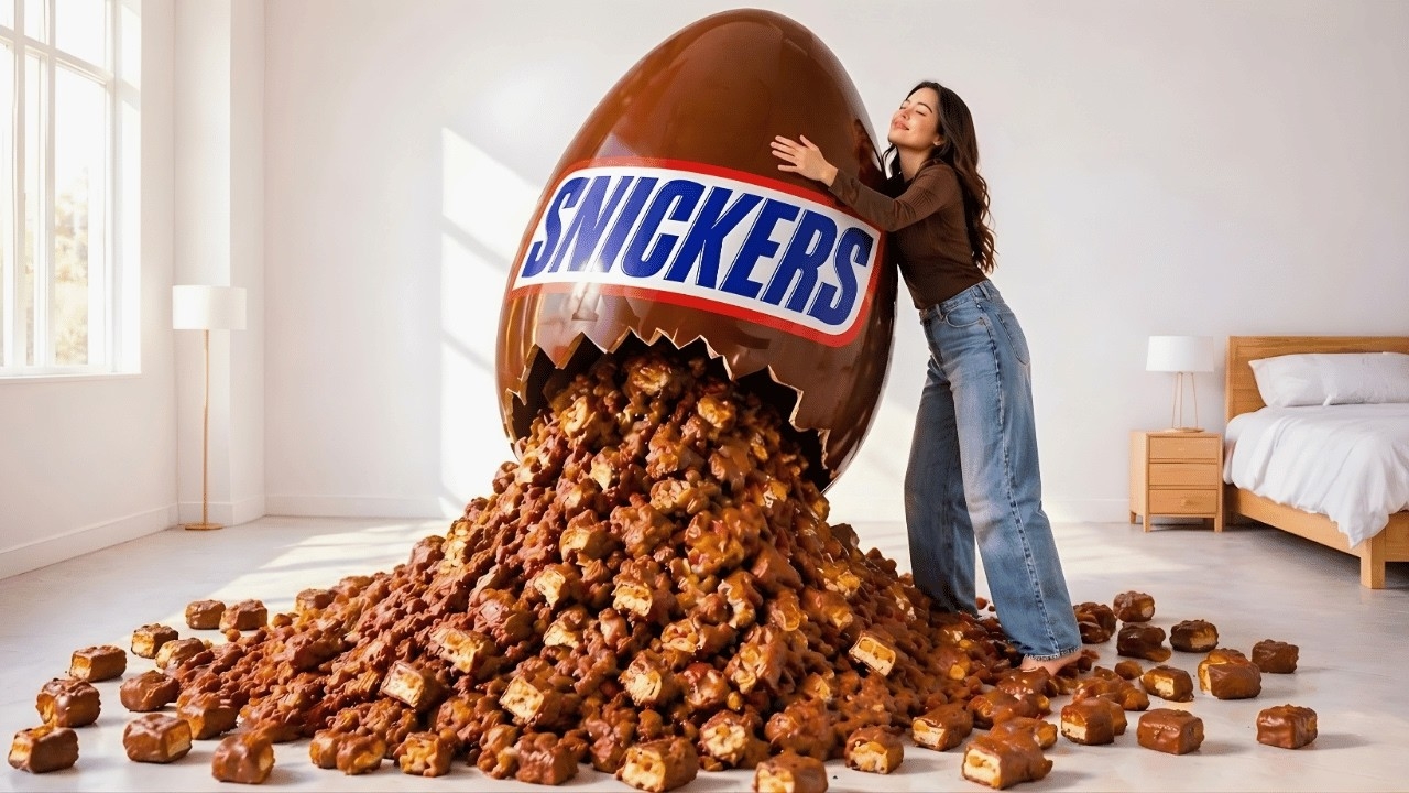 Какое яйцо ты выбрал бы разбить? Невероятно приятная ИИ-анимация как в мультики!