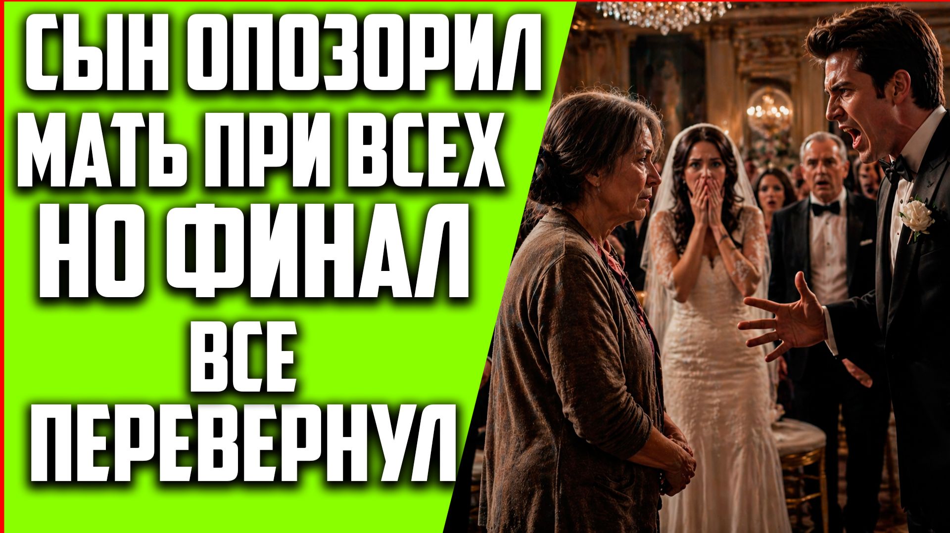 Истории из жизни|Он назвал мать бомжихой на свадьбе и пожалел|Аудиокниги слушать|Жизненные истории