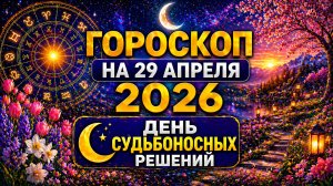 Гороскоп на 29 апреля 2026 🌙 День судьбоносных решений
