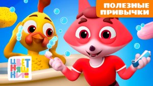 Большой сборник Чистота и полезные привычки для детей 🧼🧸 | Цветняшки