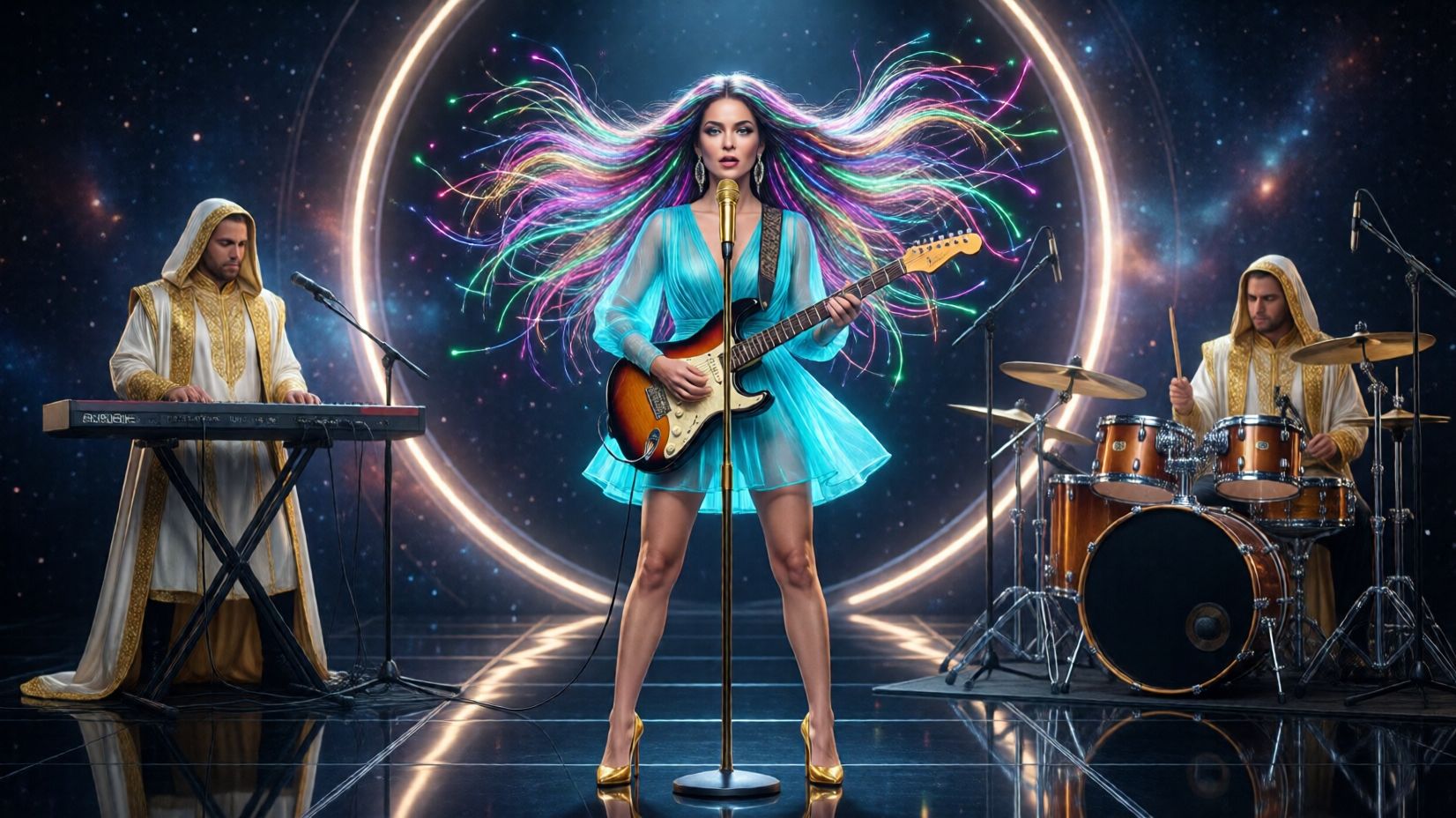 Хабиби! Смелей!  Любовь не ждёт! V1-0-25 (Female)_Space Opera Anthem Style