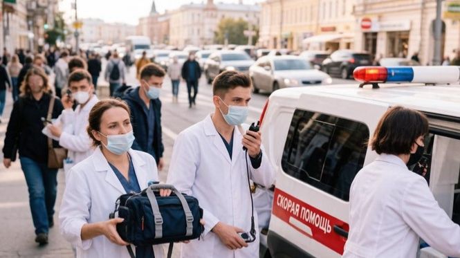 День работника скорой помощи. Такое утро