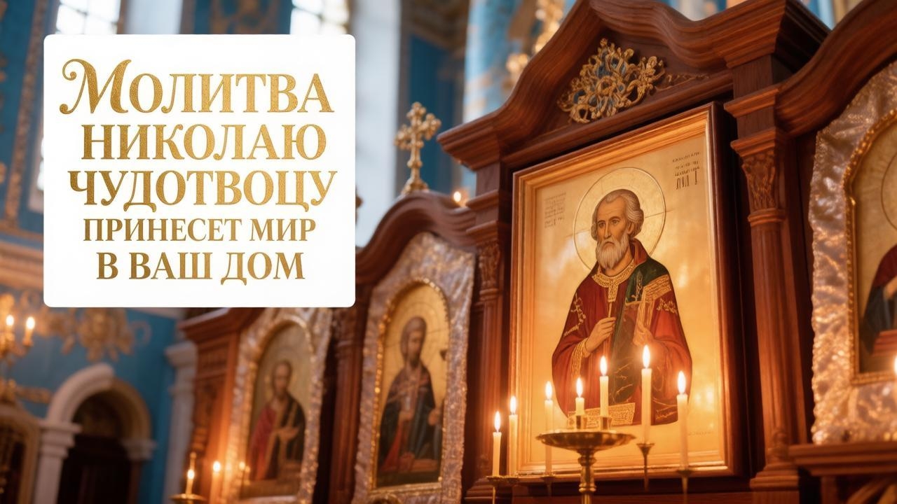 Сильная молитва Николаю Чудотворцу принесет мир в ваш дом🙏