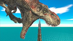 НЕ ПОДХОДИ К ГОЛОВЕ ДИНОЗАВРА И ДОСТИГНИ ВОРОТ ЭВОЛЮЦИИ - ANIMAL REVOLT BATTLE SIMULATOR