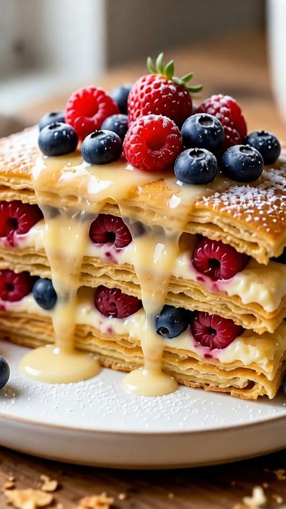 Блинный «Наполеон» невероятный и простой в приготовлении десерт