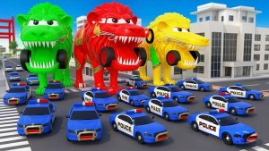 Машинки летают и прыгают! Развивающие мультики Машины помощники. Мультфильмы про машинки