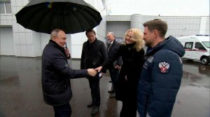 В День работника скорой помощи президент посетил Федеральный центр медицины катастроф