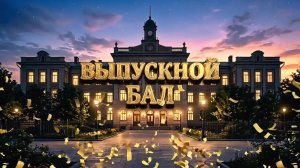 Выпускной бал // футаж с фейерверками, золотыми надписями и школьной атмосферой