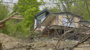 На месте оползня у ЖК «Министерские озера» продолжает действовать режим повышенной готовности