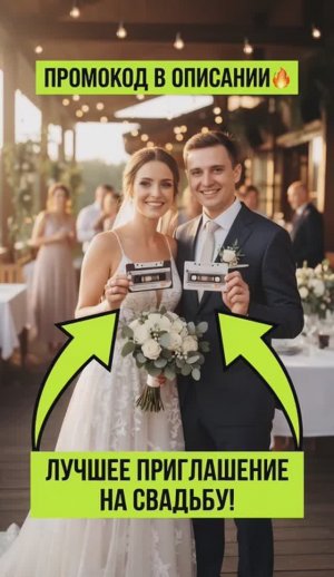 Лучшее приглашение на свадьбу 🤵 👰