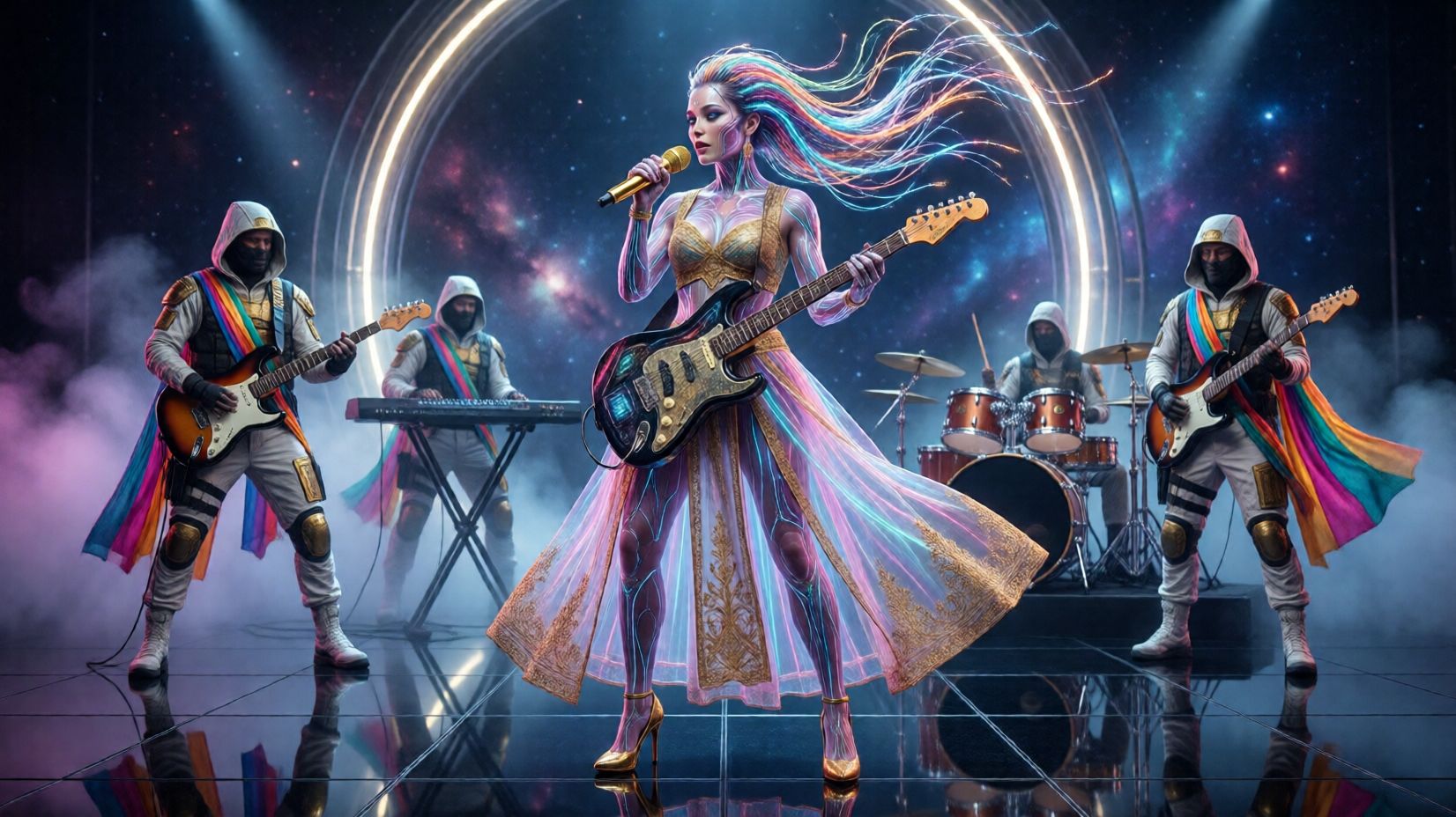 Хабиби! Смелей!  Любовь не ждёт! V1-0-12 (Female)_Space Opera Anthem Style