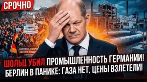 Промышленный кризис в Германии Олаф Шольц под давлением — BASF, Volkswagen и BMW предупреждают о