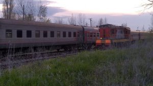 VID - 20260423 - 185846.mp4.
ТЭП70БС - 036, ЧМЭ3 - 6707.