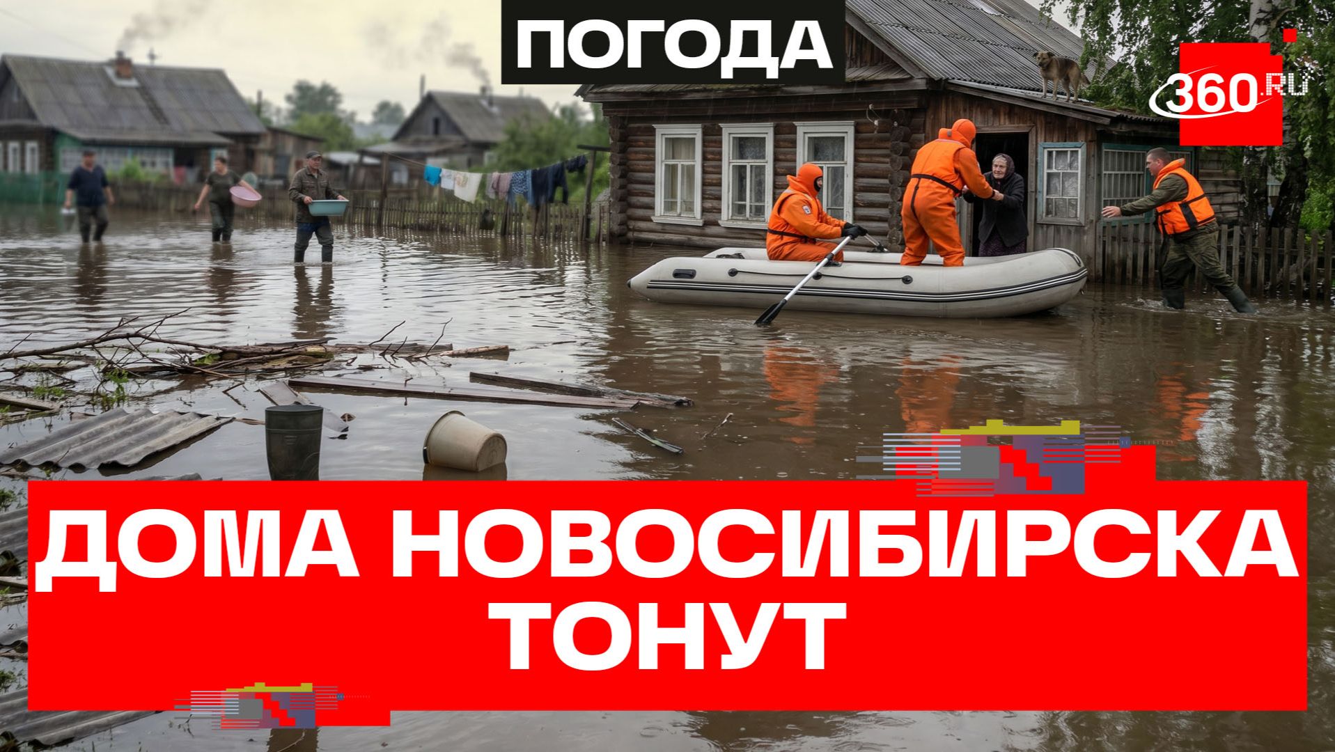 Села затапливает в Новосибирской области: мощные паводки