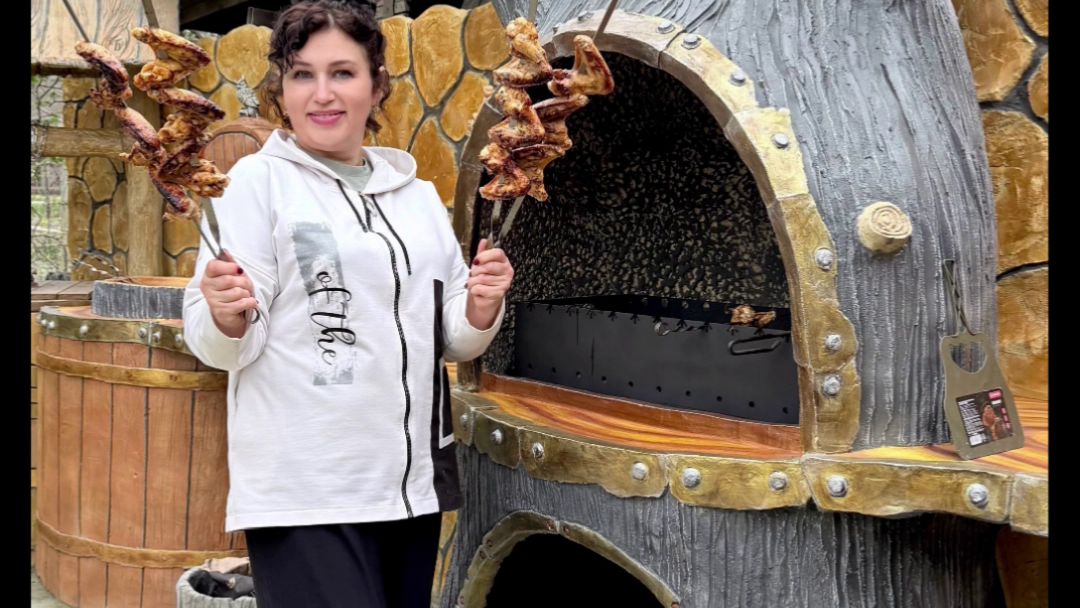 зона барбекю на даче  арт бетон. мастер Ирина с Дагестана, Кизляр.