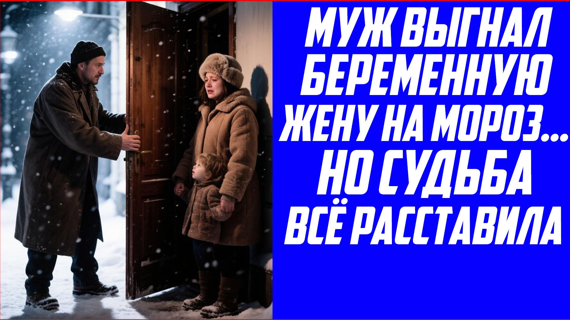 Истории из жизни|Он выгнал жену с ребёнком зимой и пожалел||Аудиокниги слушать|Жизненные истории
