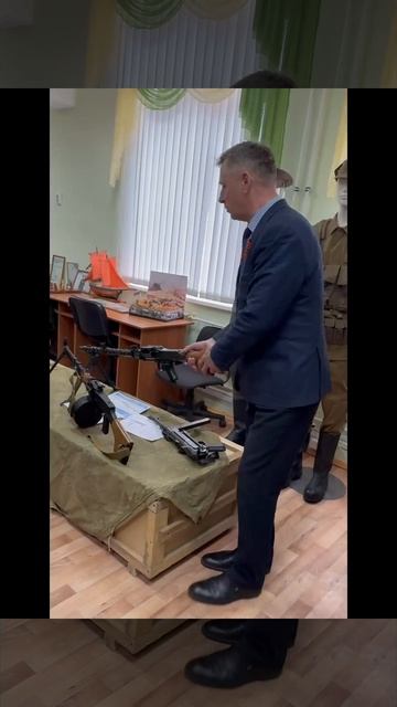 Мобильный музей‑выставка «На защите границ», в Алькеево созданный «Содружеством пограничников»