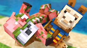 Жизнь зомбированного Пиглина 2 - Зомби-пигман. Майнкрафт Мультик