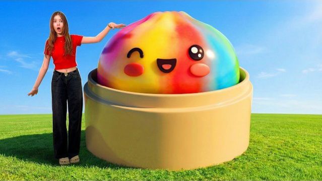 Я нашла популярные и даже сделала сама DIY Giant Dumplings