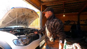 Дизель не простит? Залил бензиновое масло + ремонт колеса вездехода