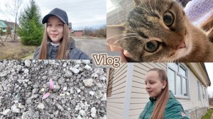 Vlog/ Мои дела в частном доме 🏠/ Какие проблемки?🤔/ Вяжу кофту 🧶