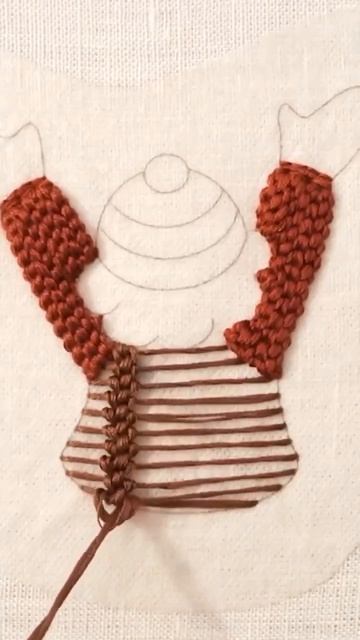 Милая вышивка.