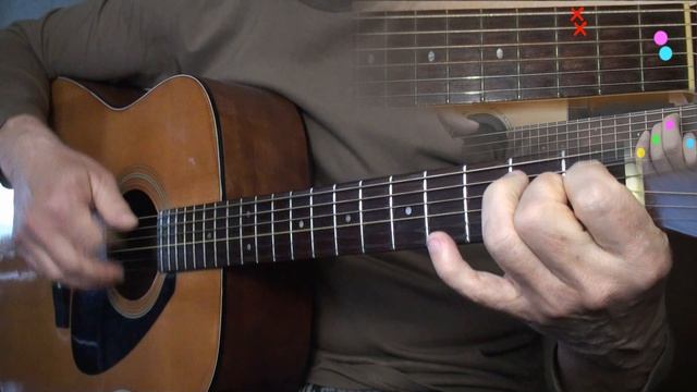Как играть на гитаре песню Спят усталые игрушки