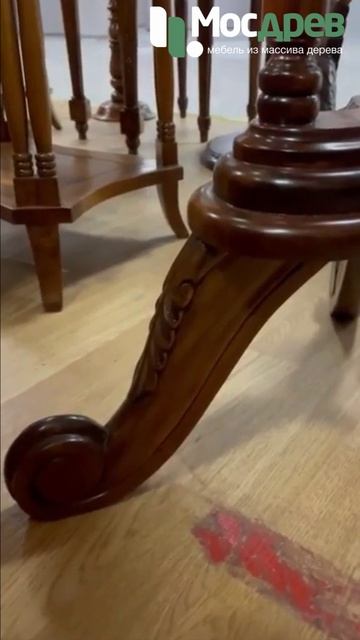 Столик приставнойламповый из массива МИГ407 от фабрики Satin Furniture Индонезия