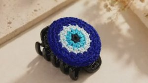 Заколка крючком | Простой мастер-класс для начинающих