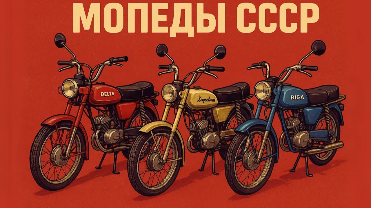 10 Забытых легендарных мопедов советского союза Автопром СССР