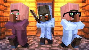 Бабуля против жизни деревенского жителя 7. Майнкрафт Мультик