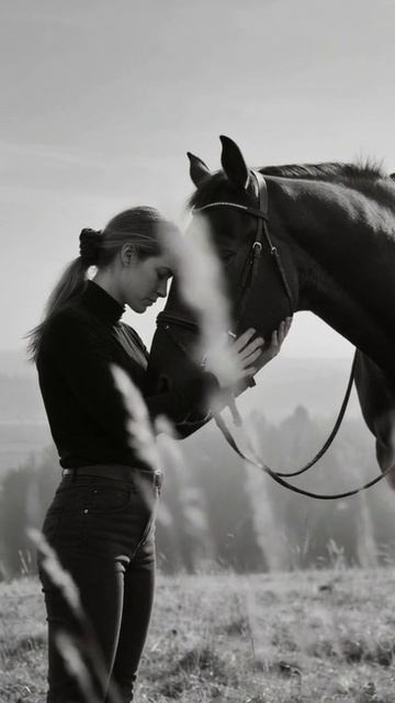 Девушка и лошадь