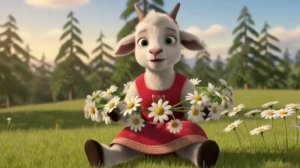 Мультфильм для детей. Удивительный день козочки