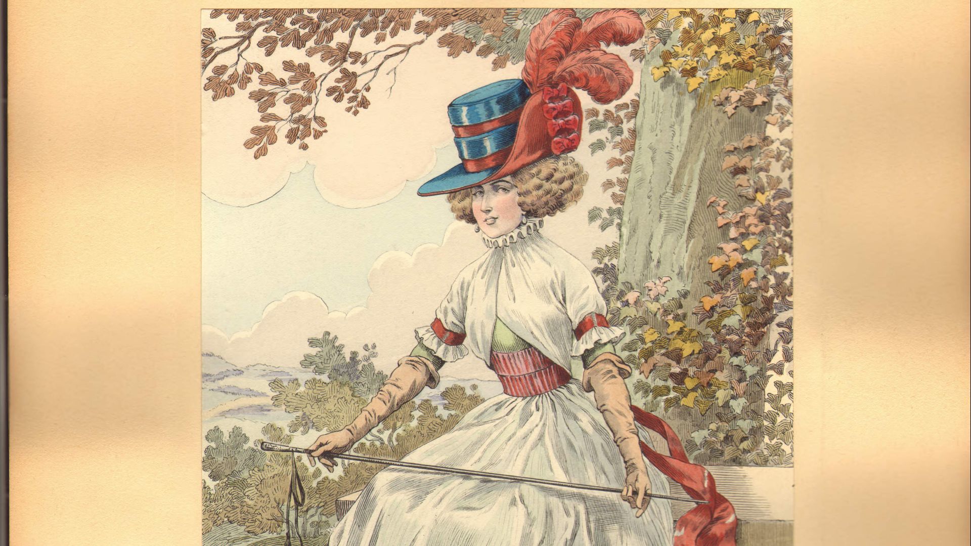 Costumes Européens. XVIIIe Et XIXe Siècle. Douze Aquarelles De Job.  Цинкография с раскраской.